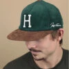 HUF Corduroy Classic H Strapback Forest Green