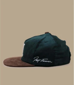 HUF Corduroy Classic H Strapback Forest Green -Monde Chapeau corduroy classic h strapback forest green 3