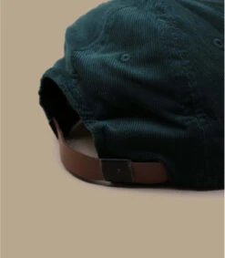 HUF Corduroy Classic H Strapback Forest Green -Monde Chapeau corduroy classic h strapback forest green 4