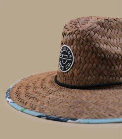 Brixton Crest Sun Hat Copper Canal Blue -Monde Chapeau crest sun hat copper canal blue 2