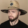 Brixton Crest Sun Hat Tan Camo Surplus