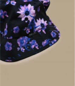 HUF Dazy Bucket Black -Monde Chapeau dazy bucket blackbob20noir20fleurs20Huf