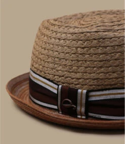 Diamond Raffia Brown -Monde Chapeau diamond raffia brown 2