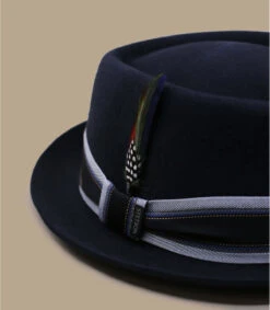 Stetson Diamond Woolfelt Navy -Monde Chapeau diamond woolfelt navy 3