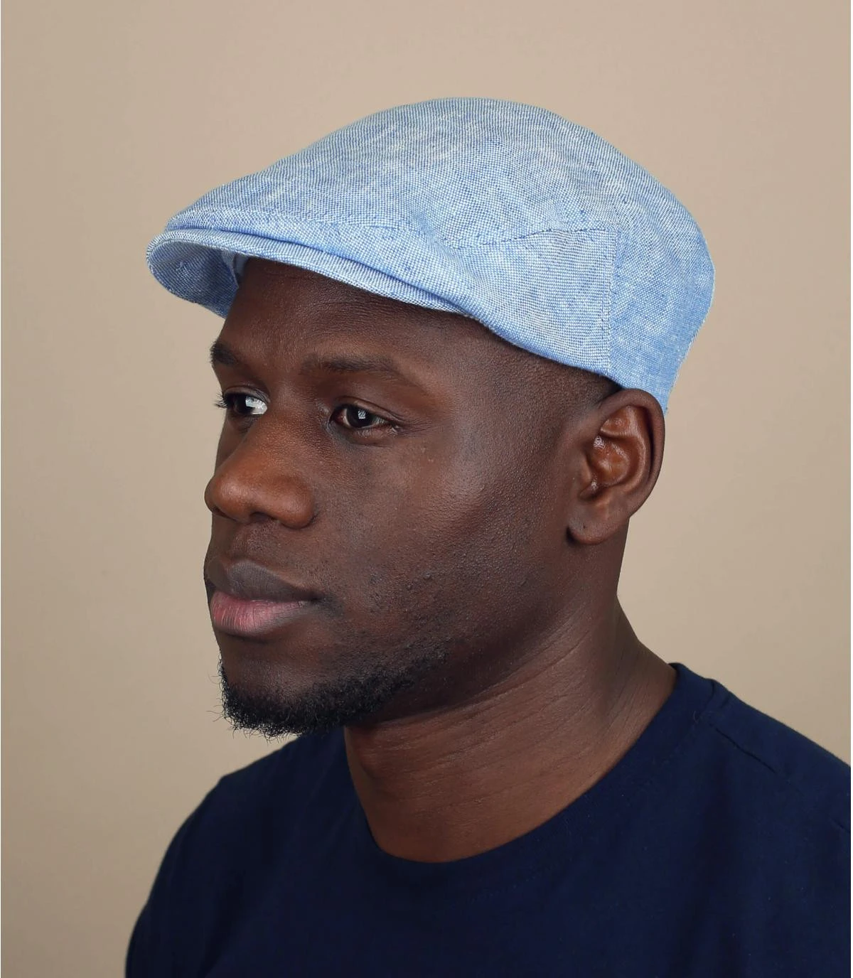 Stetson Driver Cap Linen Light Blue 3 Stetson Driver Cap Linen Light Blue