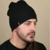 Barts Eclipse Beanie Reversible Black Grey -Monde Chapeau eclipse beanie black