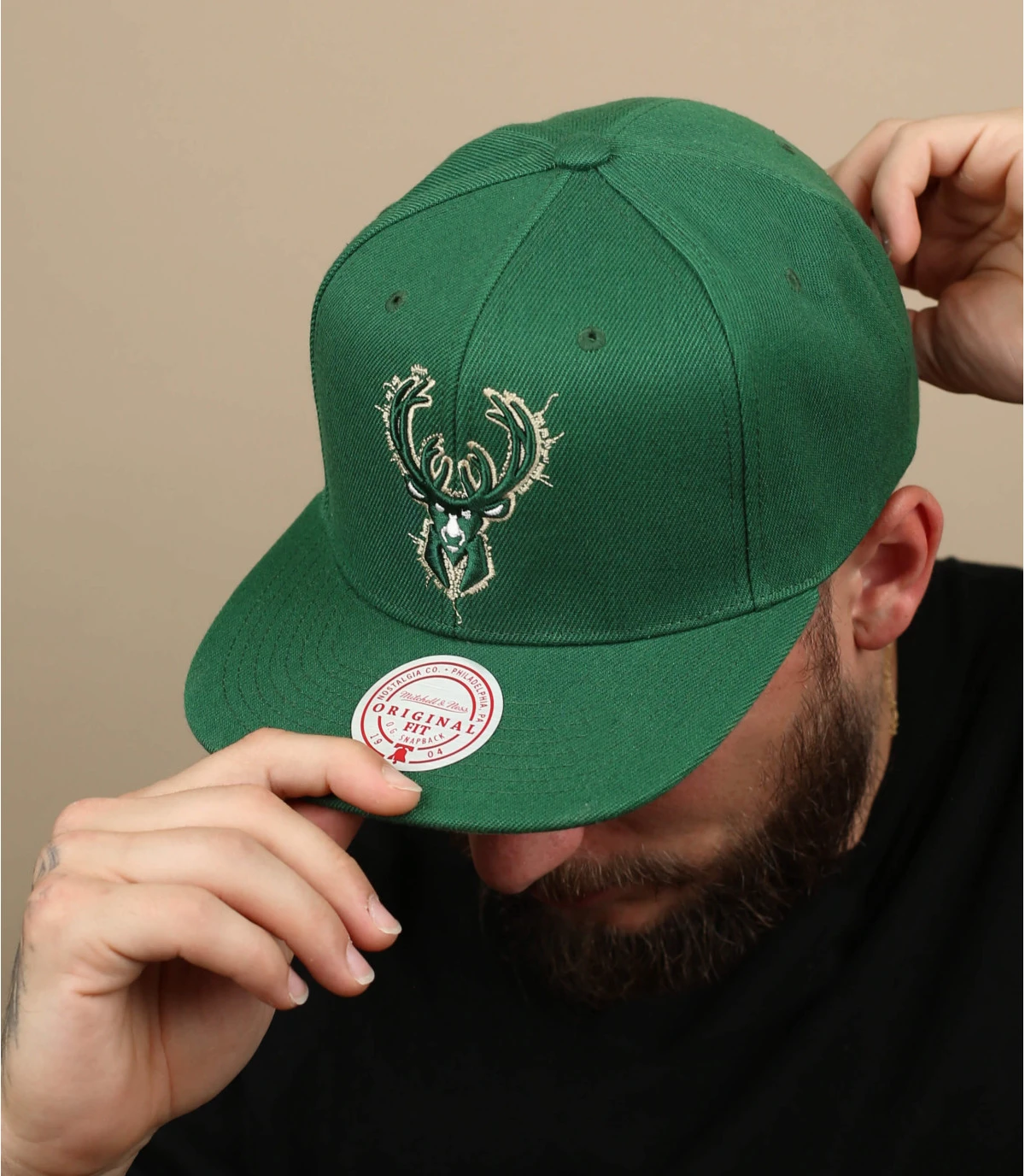 Mitchell & Ness Embroidery Glitch Snapback Bucks 3 Mitchell & Ness Embroidery Glitch Snapback Bucks