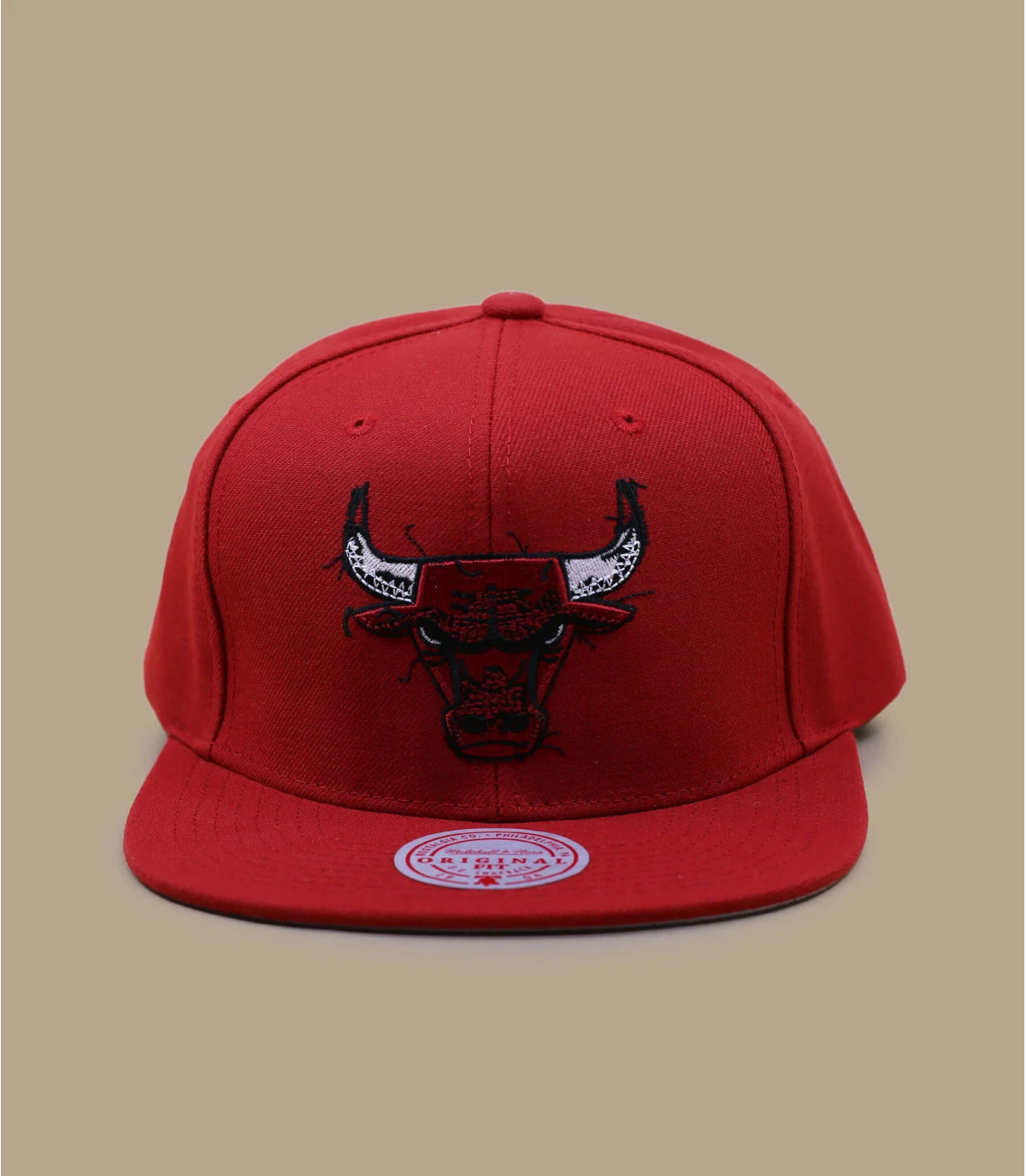 Mitchell & Ness Embroidery Glitch Snapback Bulls 4 Mitchell & Ness Embroidery Glitch Snapback Bulls – Image 2