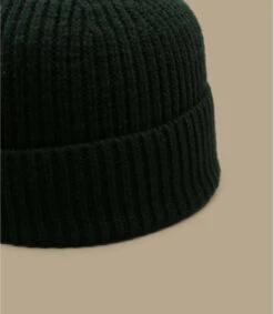 Engineered Knit Ribbed Beanie Bottle Green -Monde Chapeau engineered knit ribbed beanie bottle green 2