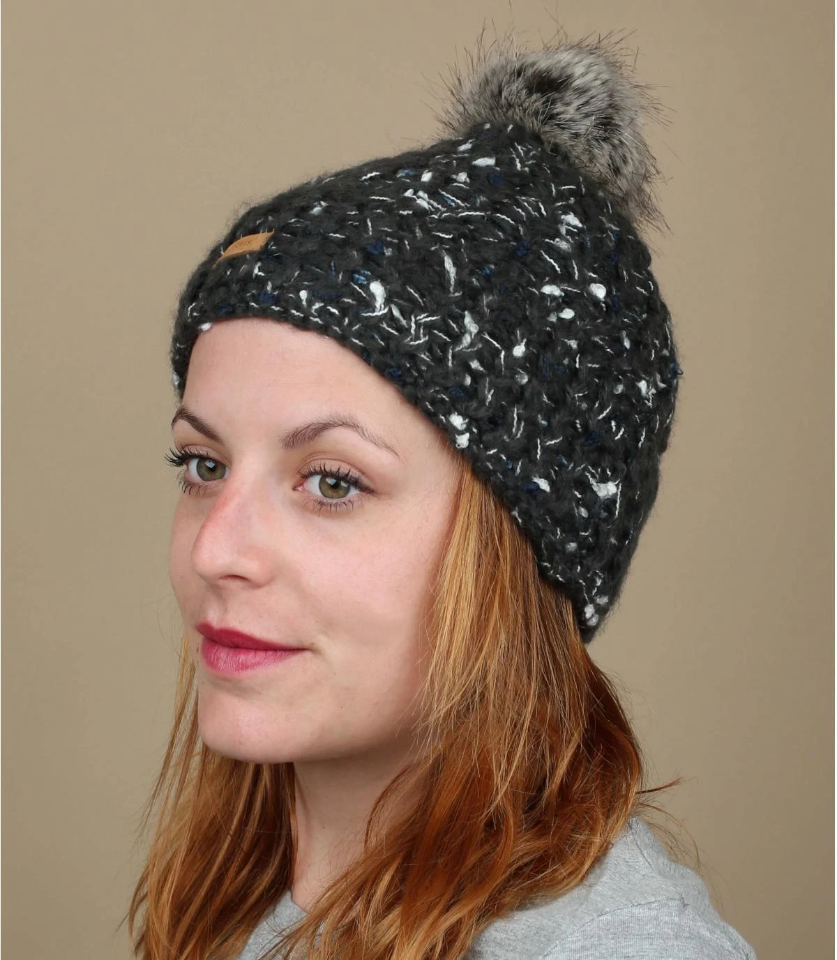 Barts Euny Beanie Dark Heather 3 Barts Euny Beanie Dark Heather