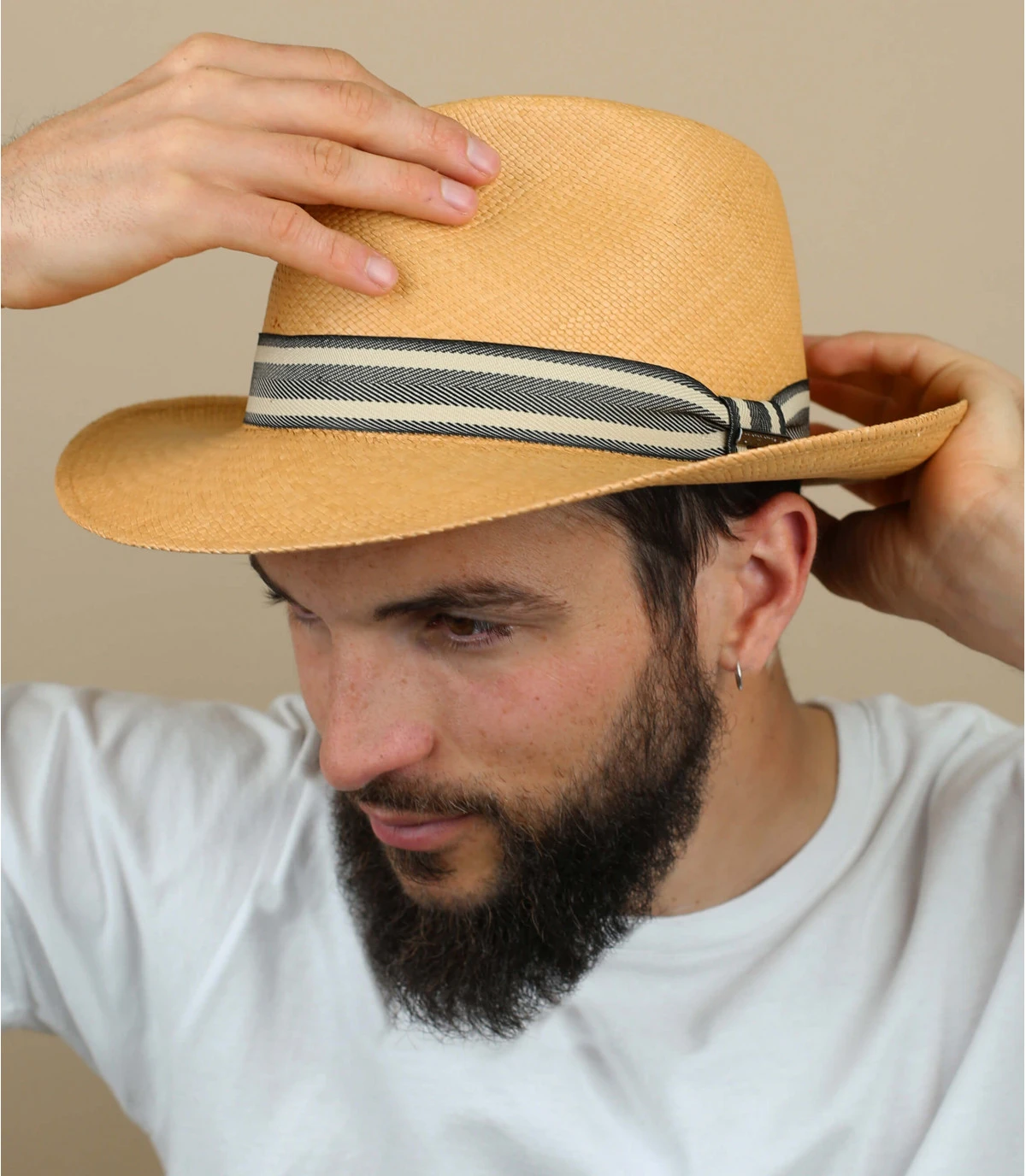 Stetson Fedora Panama Honey 3 Stetson Fedora Panama Honey