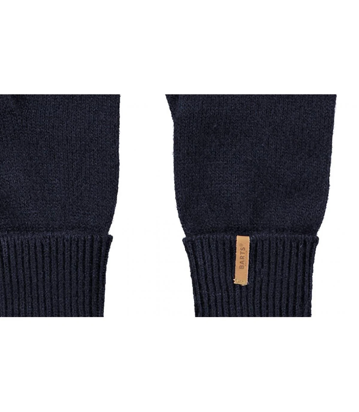Barts Fine Knitted Gloves Navy 4 Barts Fine Knitted Gloves Navy – Image 2