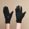 Barts Powerstretch Touch Gloves Black 1 Barts Powerstretch Touch Gloves Black -Monde Chapeau fine knitted touch gloves black