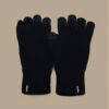 Barts Fine Knitted Touch Gloves Black -Monde Chapeau fine knitted touch gloves black 3