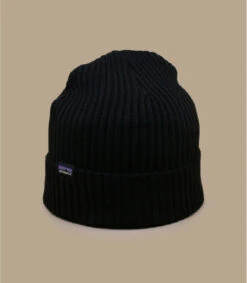 Patagonia Fisherman Rolled Beanie Black -Monde Chapeau fisherman rolled beanie black 1