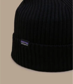 Patagonia Fisherman Rolled Beanie Black -Monde Chapeau fisherman rolled beanie black 2