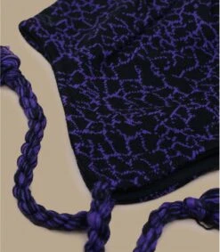 Oakley Flaps Beanie Deep Violet Crackle Black 7 Oakley Flaps Beanie Deep Violet Crackle Black -Monde Chapeau flaps beanie deep violet crackle black 2