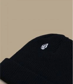 Volcom Full Stone Beanie Black 7 Volcom Full Stone Beanie Black -Monde Chapeau full stone beanie black 2