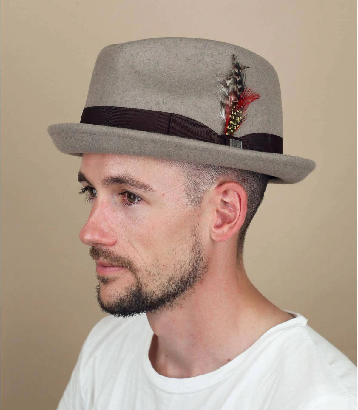 Brixton Gain Heather Natural 3 Brixton Gain Heather Natural