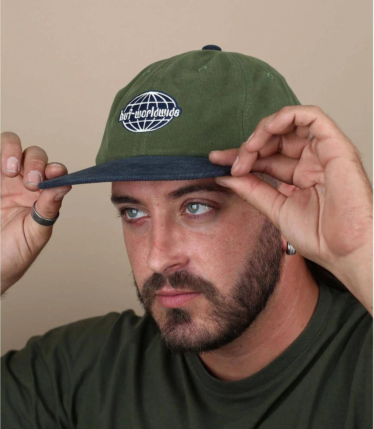 HUF Global Corduroy Basil 3 HUF Global Corduroy Basil