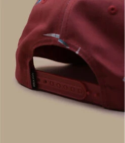 Brixton Global MP Snapback Aloha Red -Monde Chapeau global mp snapback aloha red 4