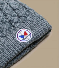 Gstaad Gris -Monde Chapeau gstaad grisBonnet20gris20torsades