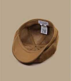 Stetson Hatteras Calf Split Brown -Monde Chapeau hatteras calf split brown 3