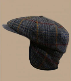 Stetson Hatteras EF Wool Olive Brown Check -Monde Chapeau hatteras ef wool olive brown checkHatteras20EF20Wool20olive20brown20check20Stetson