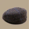 Stetson Hatteras Harris Tweed Beige Black Houndstooth