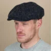 Stetson Hatteras Herringbone Black -Monde Chapeau hatteras herringbone grise fonceeberet20noir20hiver20stetson20Hatteras20Herringbone20black