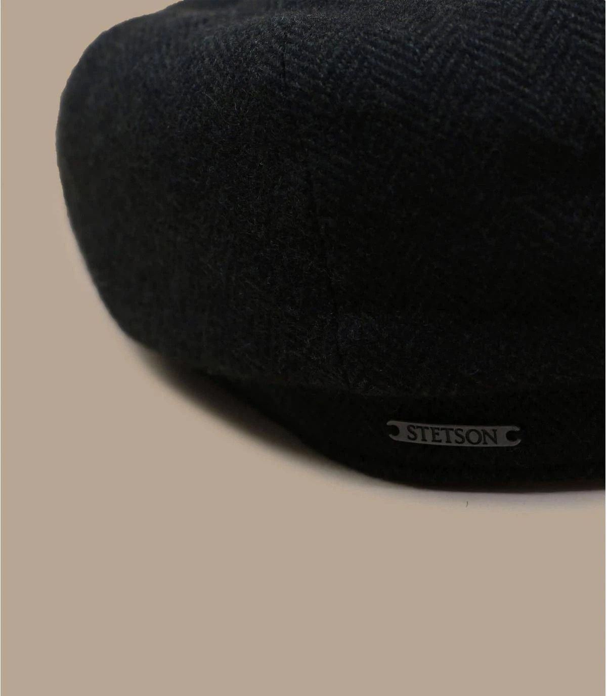 Stetson Hatteras Wool Herringbone Green 4 Stetson Hatteras Wool Herringbone Green – Image 2