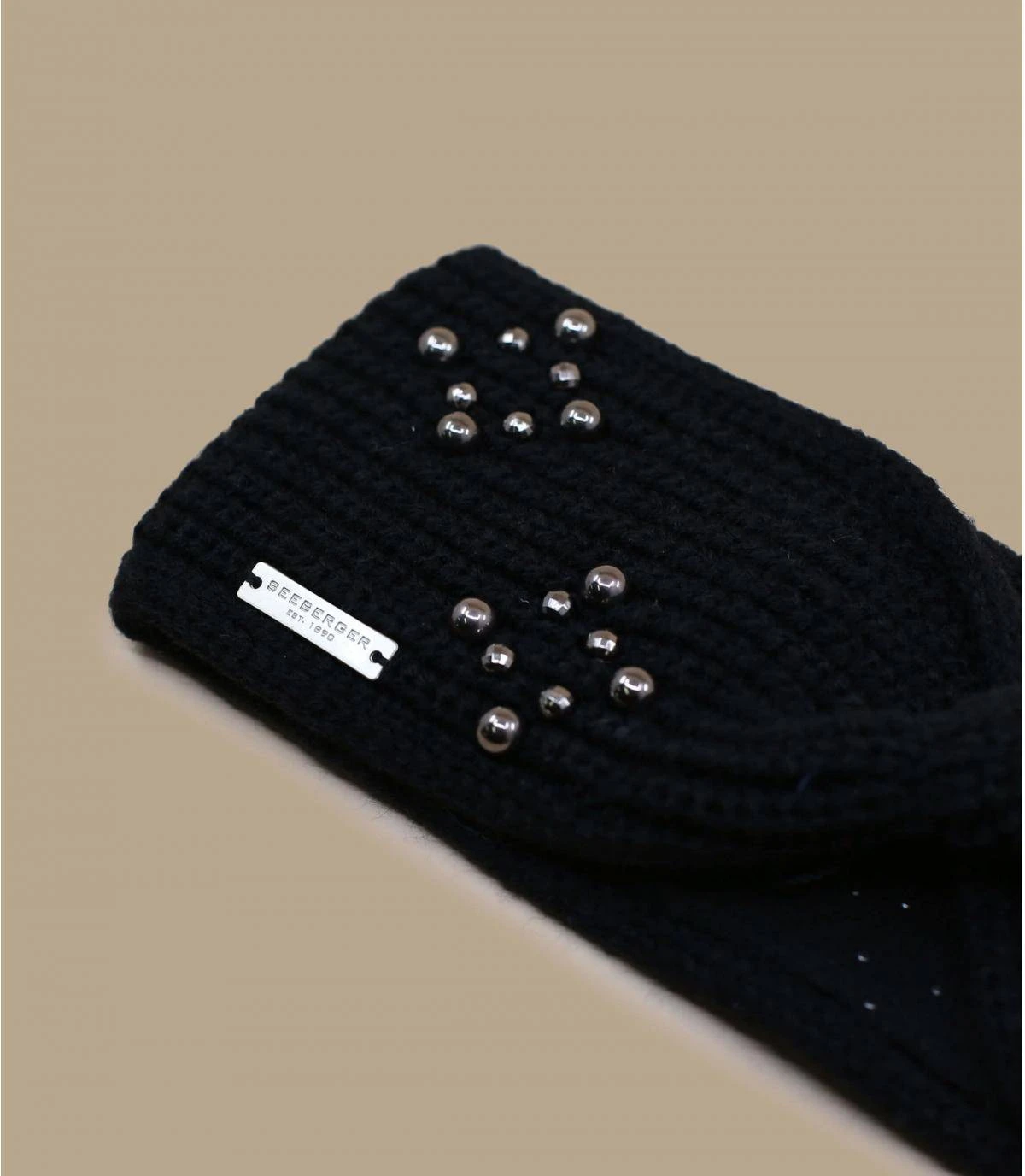 Seeberger Headband With Pearl Black 4 Seeberger Headband With Pearl Black – Image 2