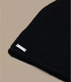 Seeberger Headsock In Recycled Yarn Black -Monde Chapeau headsock in recycled yarn black 1