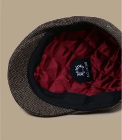 Brixton Hooligan Brown Kaki Herringbone Wm -Monde Chapeau hooligan brown kaki herringbone wm 2