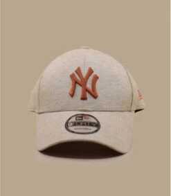 NEW ERA Jersey Ess 9Forty NY Stone Toffee -Monde Chapeau jersey ess 9forty ny stone toffee 1