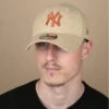 NEW ERA Jersey Ess 9Forty NY Stone Toffee