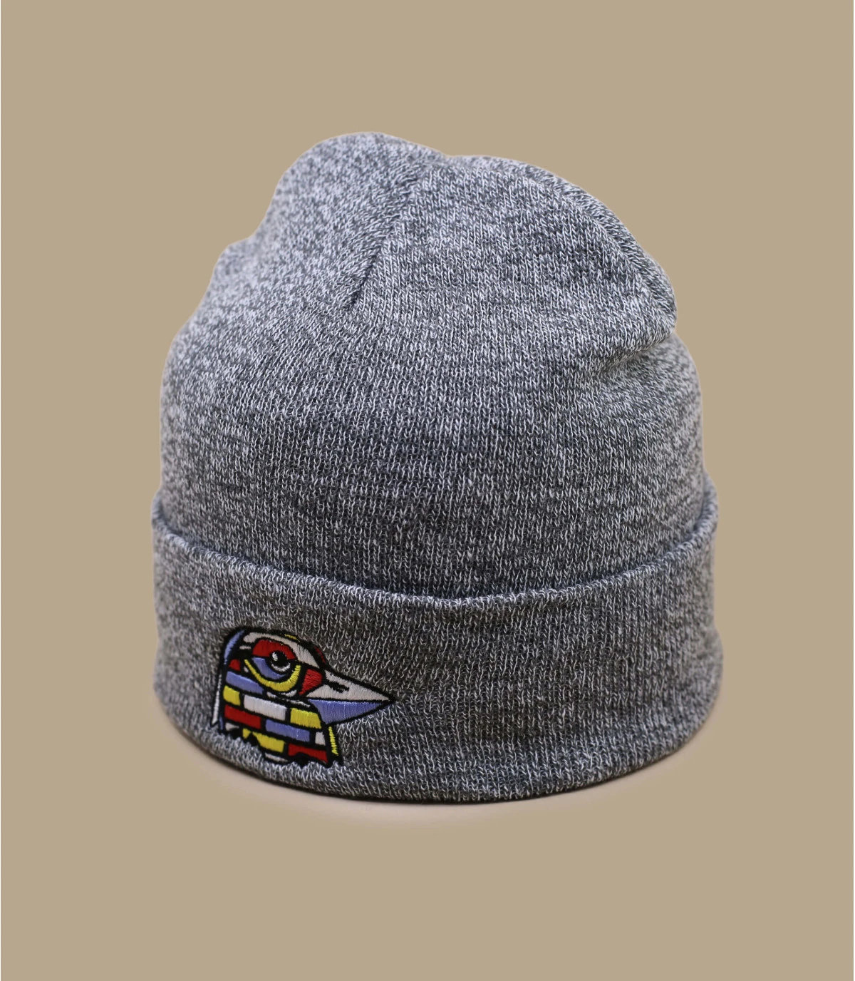 Keim Street Bird Beanie Heather Grey 4 Keim Street Bird Beanie Heather Grey – Image 2