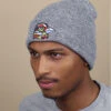 Keim Street Bird Beanie Heather Grey 1 Keim Street Bird Beanie Heather Grey -Monde Chapeau keim street bird beanie heather grey