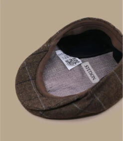 Stetson Kent Wool EF Brown Herringbone -Monde Chapeau kent wool ef brown herringbone 4