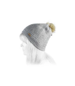Barts Marceline Beanie Heather Grey -Monde Chapeau marceline beanie heather greyBarts20bonnet20pompon20fourrure20gris20chin