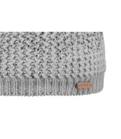 Barts Marceline Beanie Heather Grey -Monde Chapeau marceline beanie heather greybonnet20pompon20fourrure20gris20chin