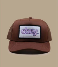 OBEY Marked Trucker Sepia -Monde Chapeau marked trucker sepia 1