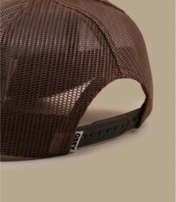 OBEY Marked Trucker Sepia -Monde Chapeau marked trucker sepia 4