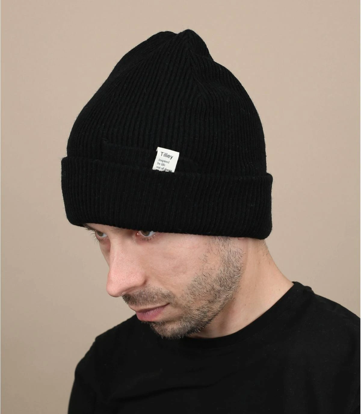 Tilley Merino Beanie Black 3 Tilley Merino Beanie Black
