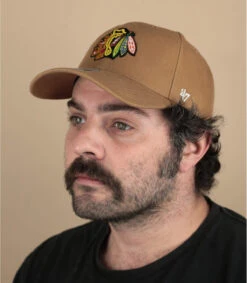 '47 BRAND MVP Snapback Blackhawks Camel