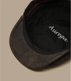 Napoli Cuir Vieilli Chocolat -Monde Chapeau napoli cuir vieilli chocolat 3