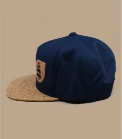 Picture Narrow Dark Blue -Monde Chapeau narrow dark bluecasquette20Picture20bleu20liege