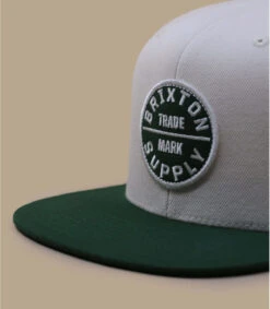 Brixton Oath III White Kelly Green -Monde Chapeau oath iii white kelly green 2