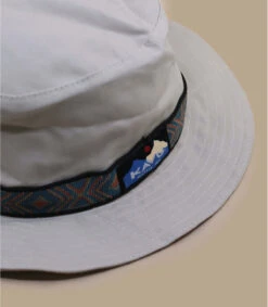 Organic Strap Bucket Stone -Monde Chapeau organic strap bucket stone 1