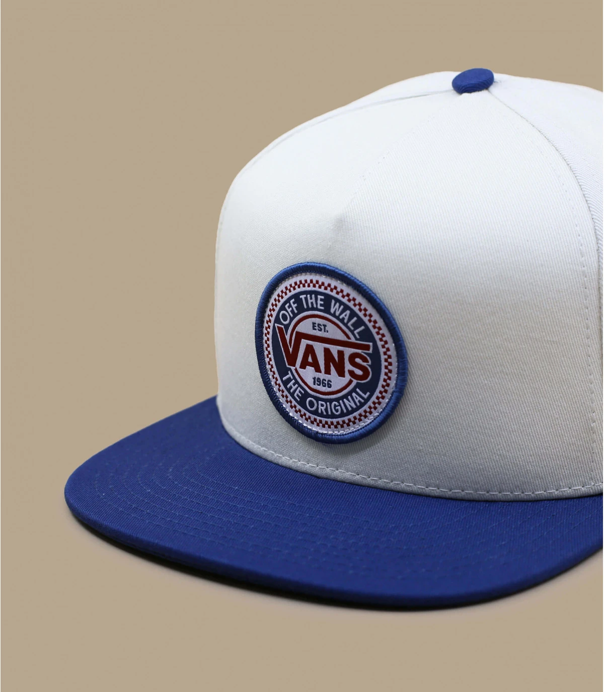 Vans Original Checkerboard Snapback Antique White 4 Vans Original Checkerboard Snapback Antique White – Image 2